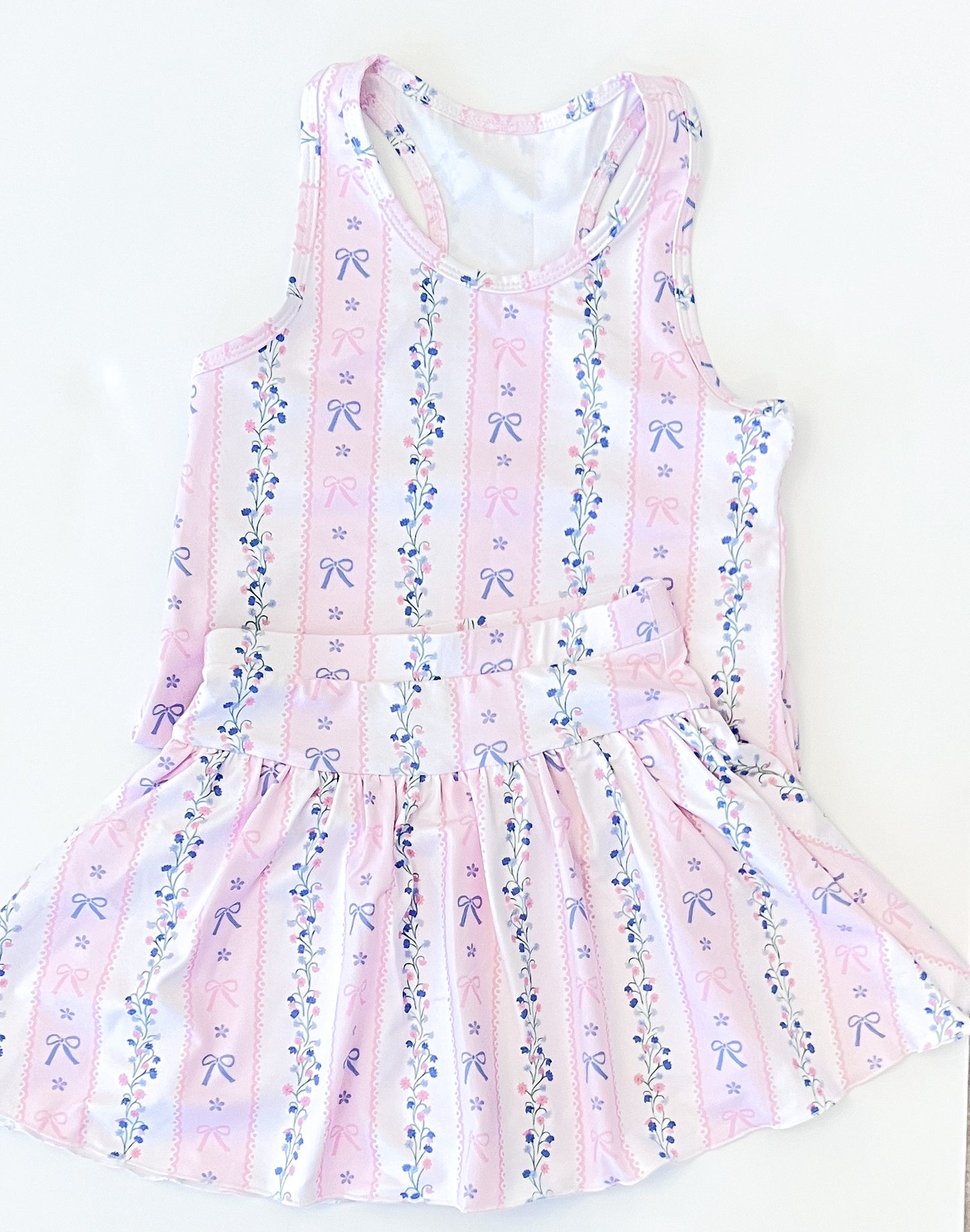 Emma’s Bows Tank Athletic Set