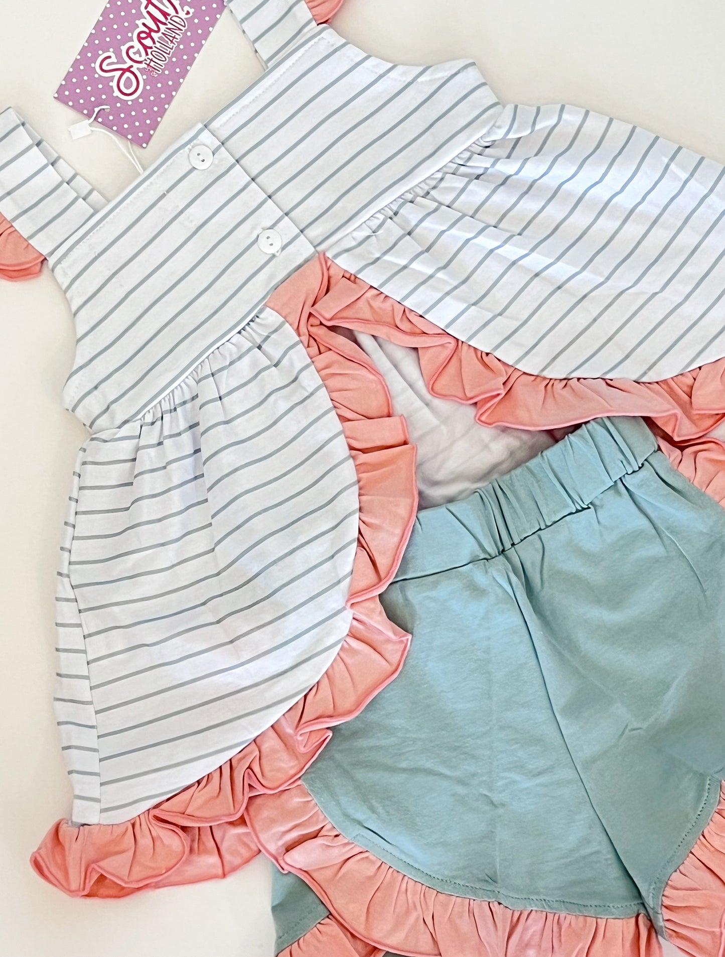 Sandy Toes Girl Short Set