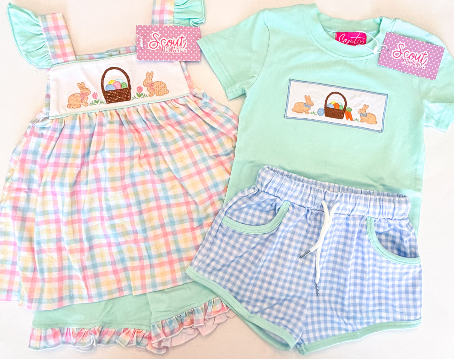 Pastel Plaid Easter Collection