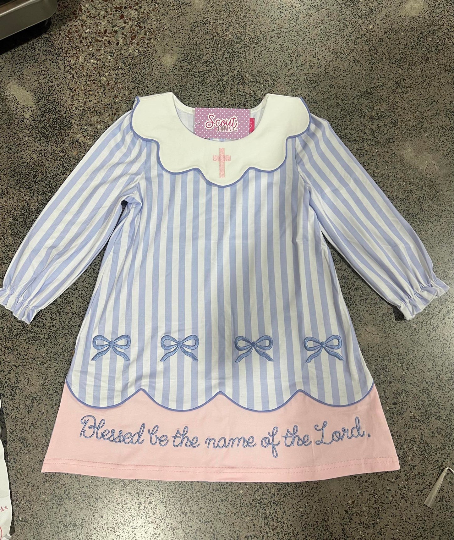 Blessed Be The Name - BOW EMBROIDERY ERROR- ETA 3 weeks