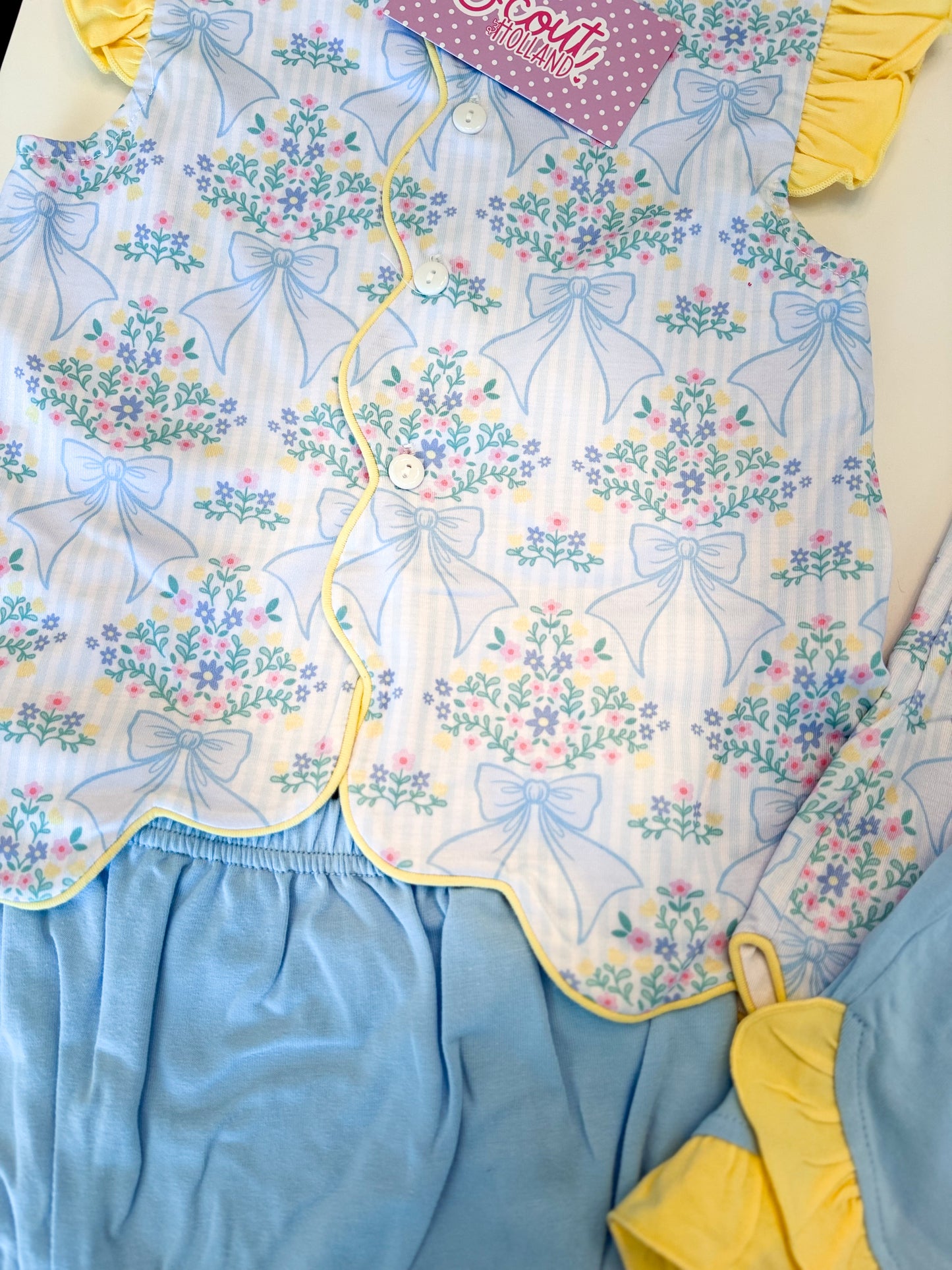 Blue and Yellow Floral Collection