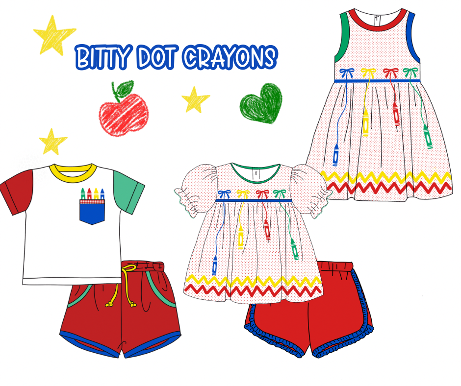 Bitty Dot Crayons (PREORDER ETA JUNE)