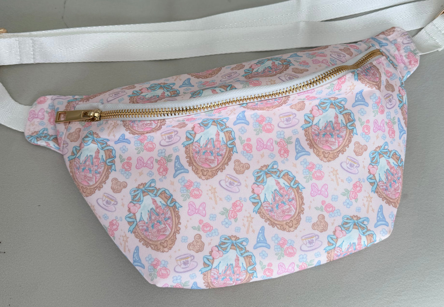 Medium Belt Bag - Pink Castle