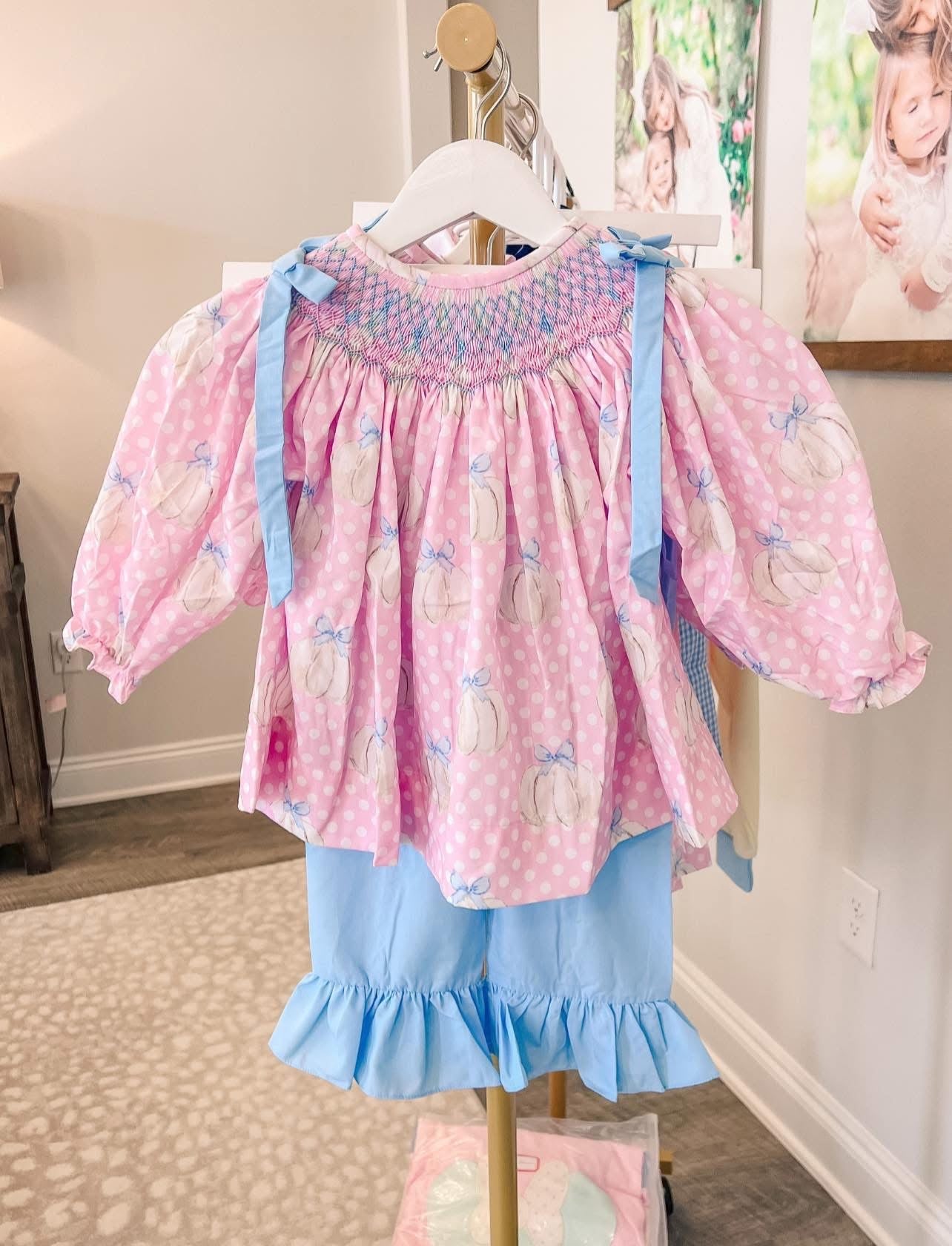 Smocked Pastel Pumpkin Collection