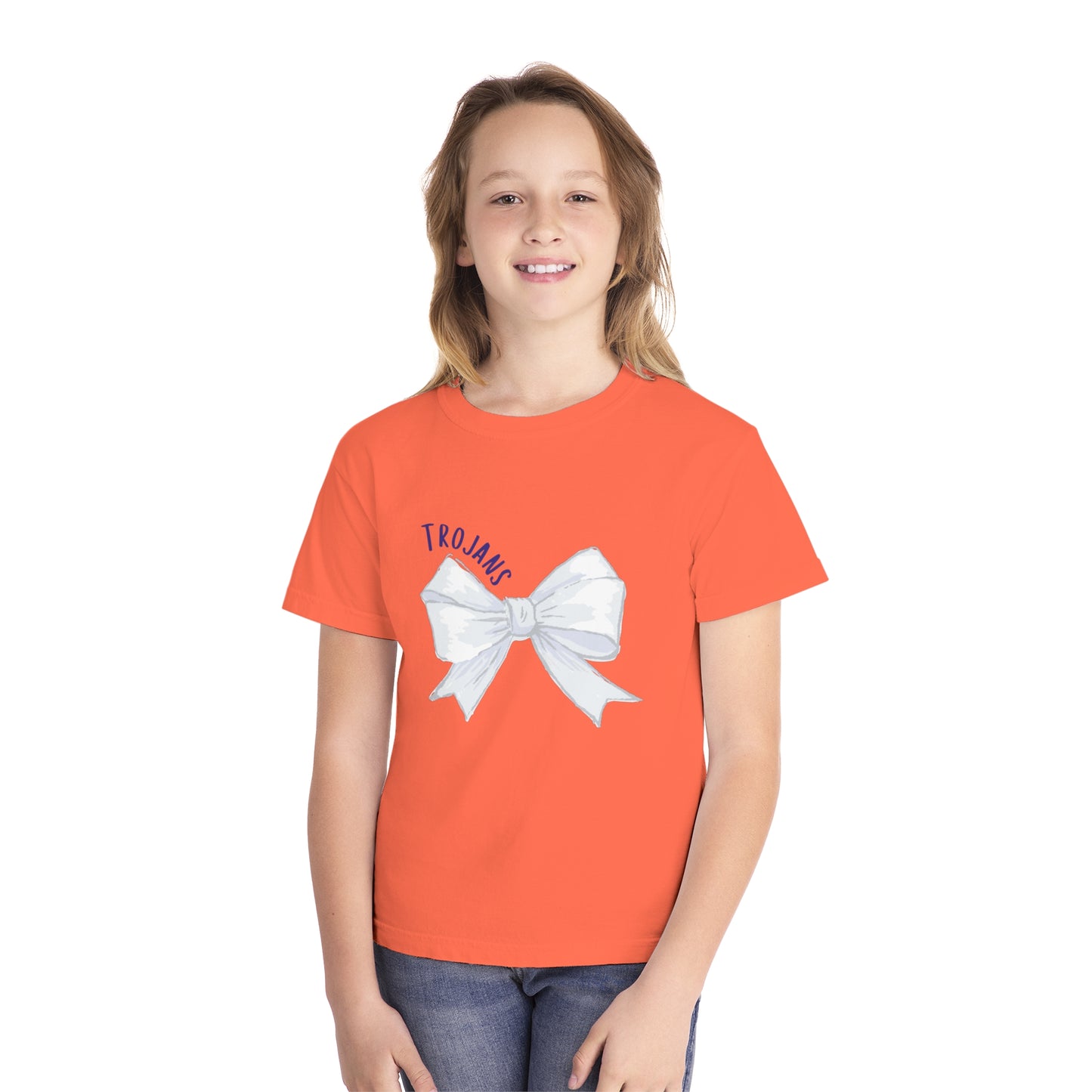 Trojans Bow Youth Midweight Tee