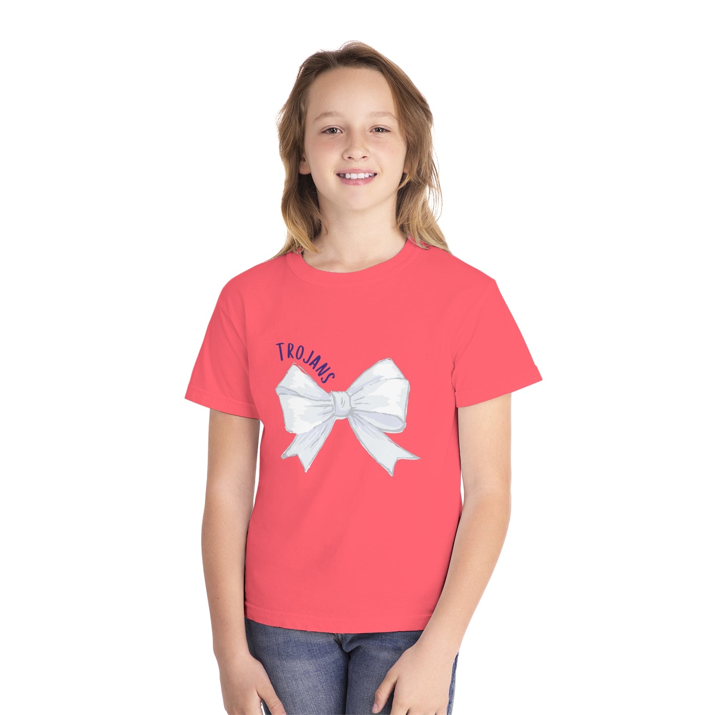 Trojans Bow Youth Midweight Tee