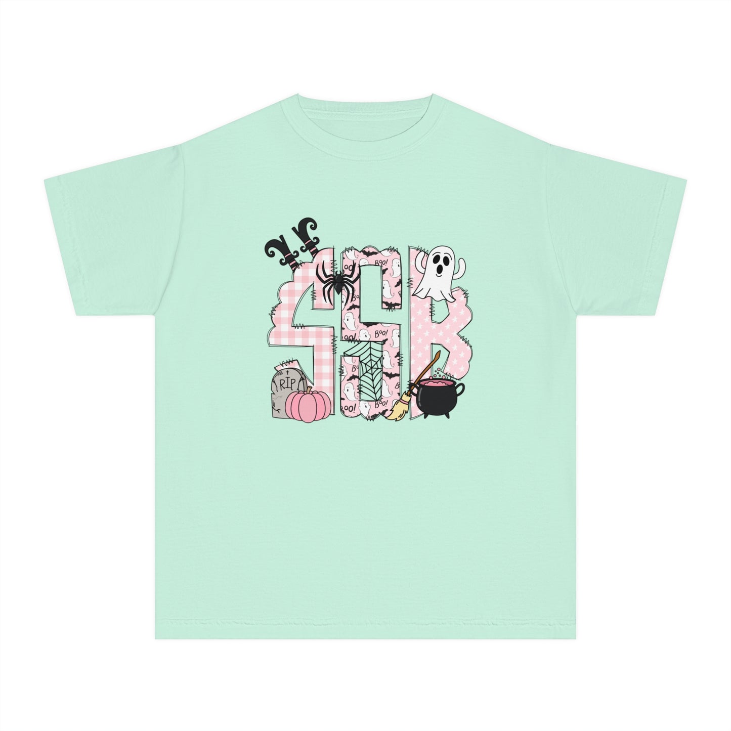 Spooky Monogram Youth Midweight Tee