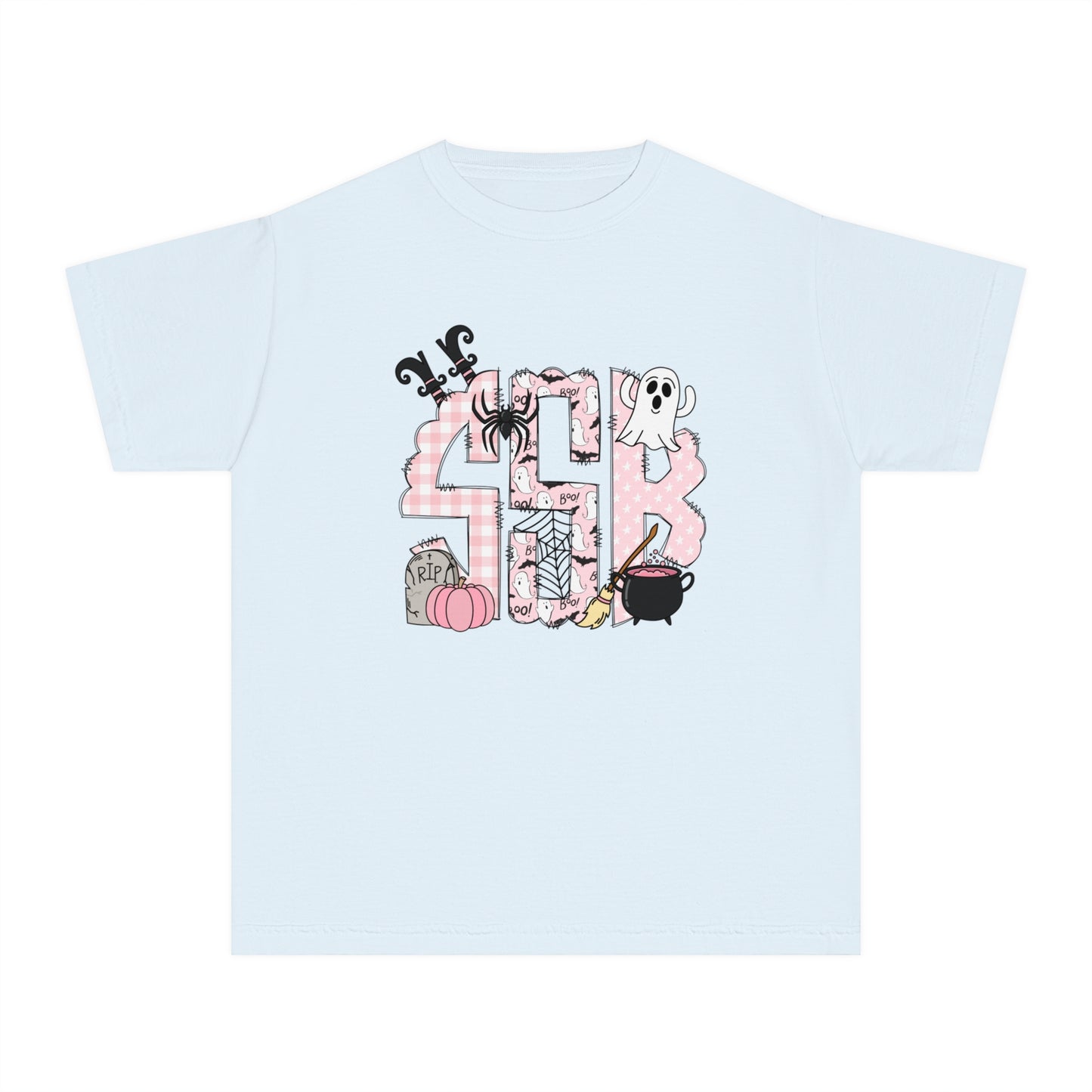 Spooky Monogram Youth Midweight Tee