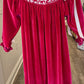 Velvet Smocked Nativity Dress