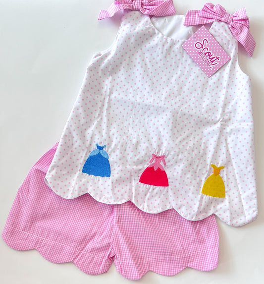 Woven Princess Trio Short Set