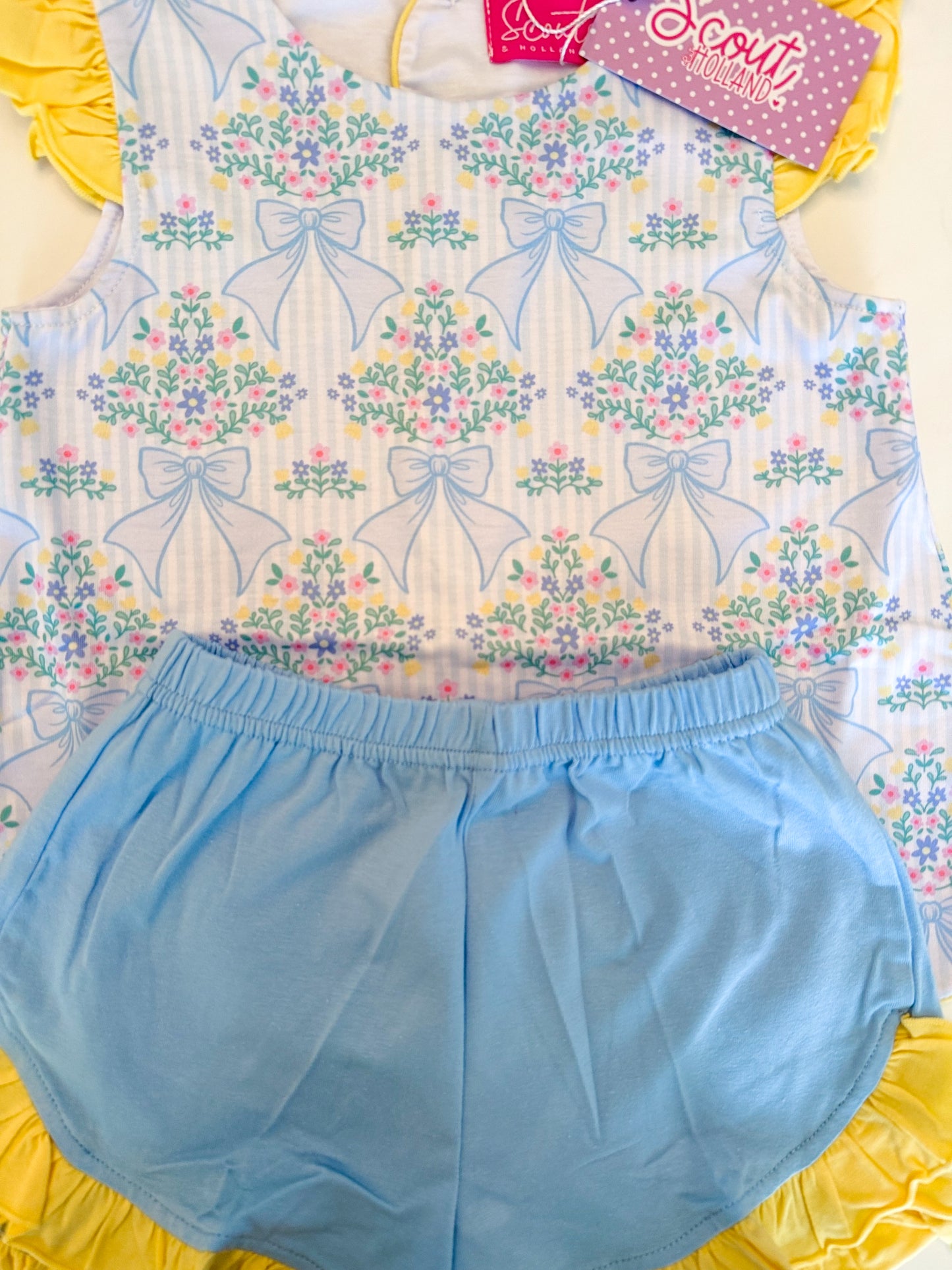 Blue and Yellow Floral Collection