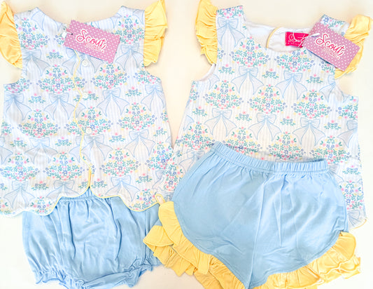 Blue and Yellow Floral Collection