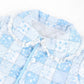 Blue Floral Quilted Coat (PREORDER ETA NOVEMBER)