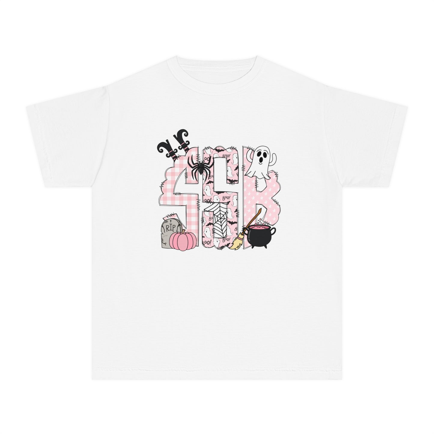 Spooky Monogram Youth Midweight Tee