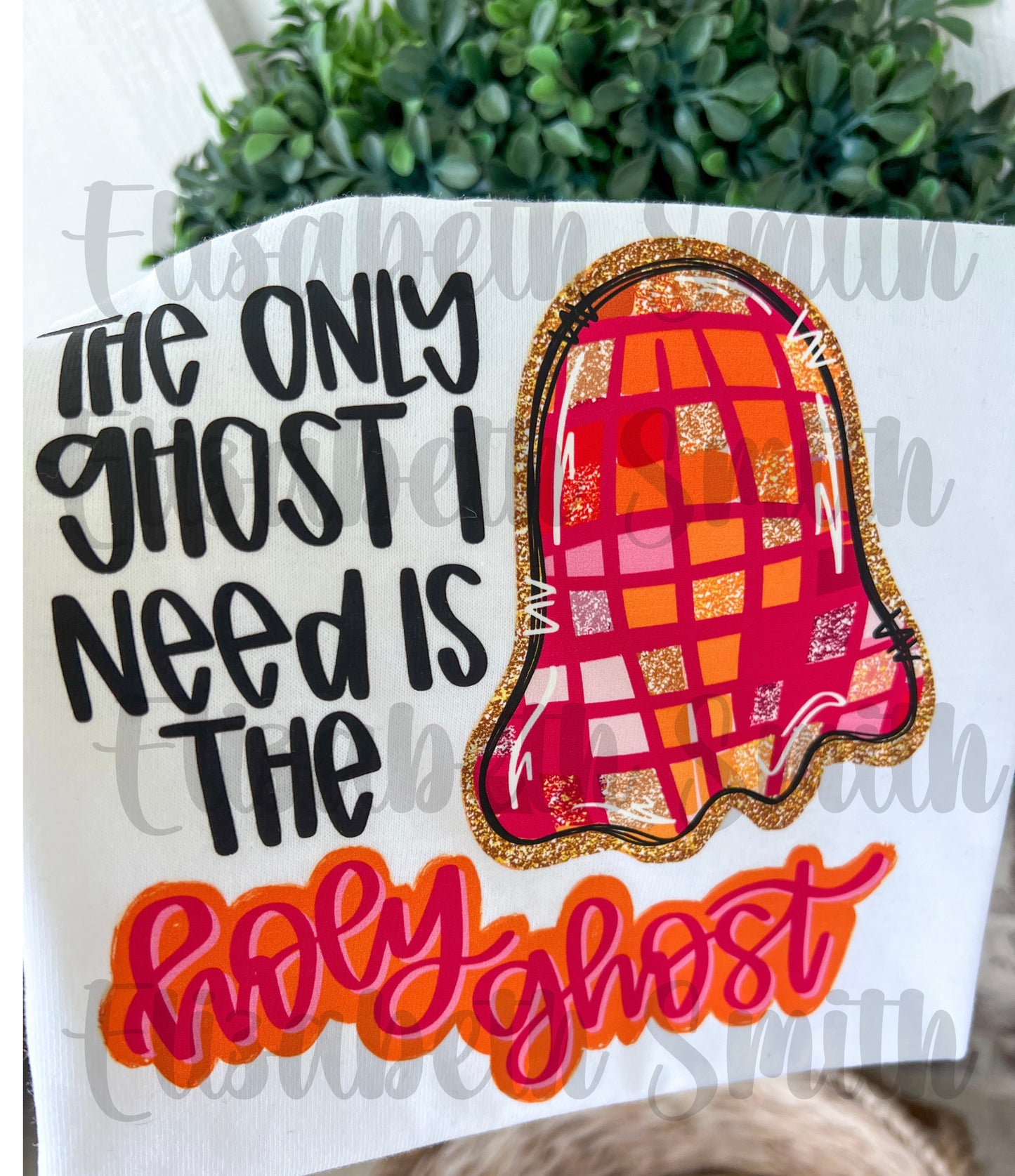 The only ghost I need is the Holy Ghost Ruffle Tees (PREORDER ETA 14 days)