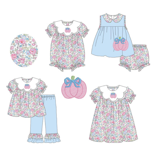Pastel Floral Pumpkin (PREORDER ETA SEPTEMBER)