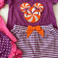 Halloween Swirl Mouse Skirt Set