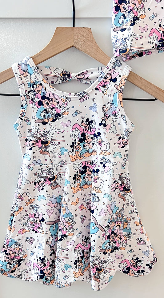 Fab Friends Athletic Dress- 2 piece set