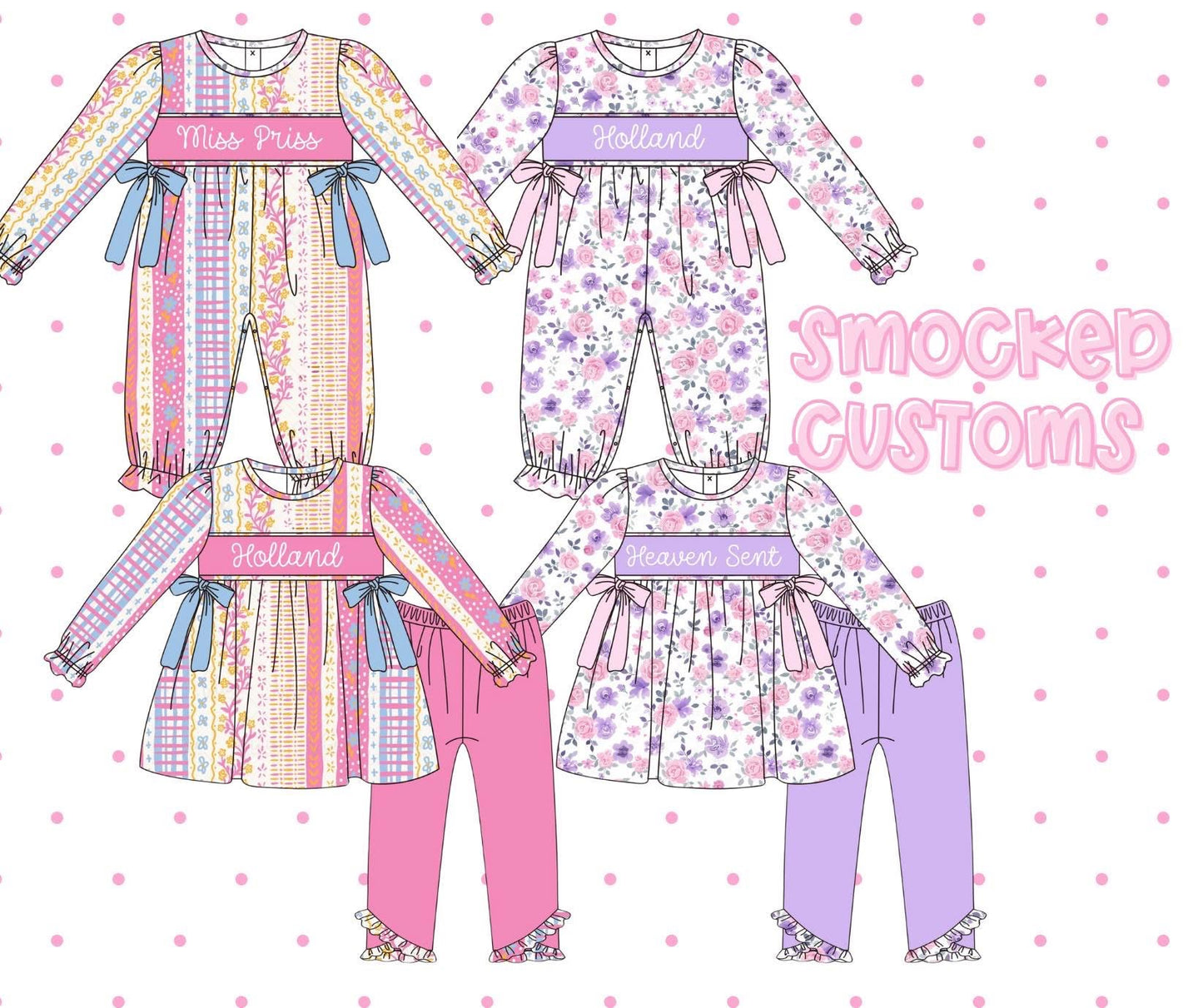 Custom Girly Smock Collection (PREORDER ETA SEPTEMBER)
