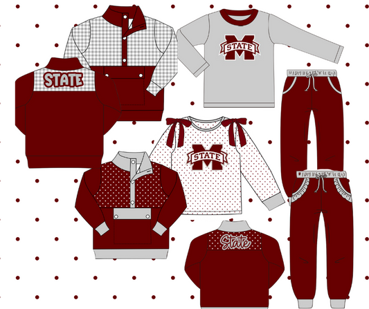 Mississippi State Team Spirit Collection (PREORDER ETA JANUARY)