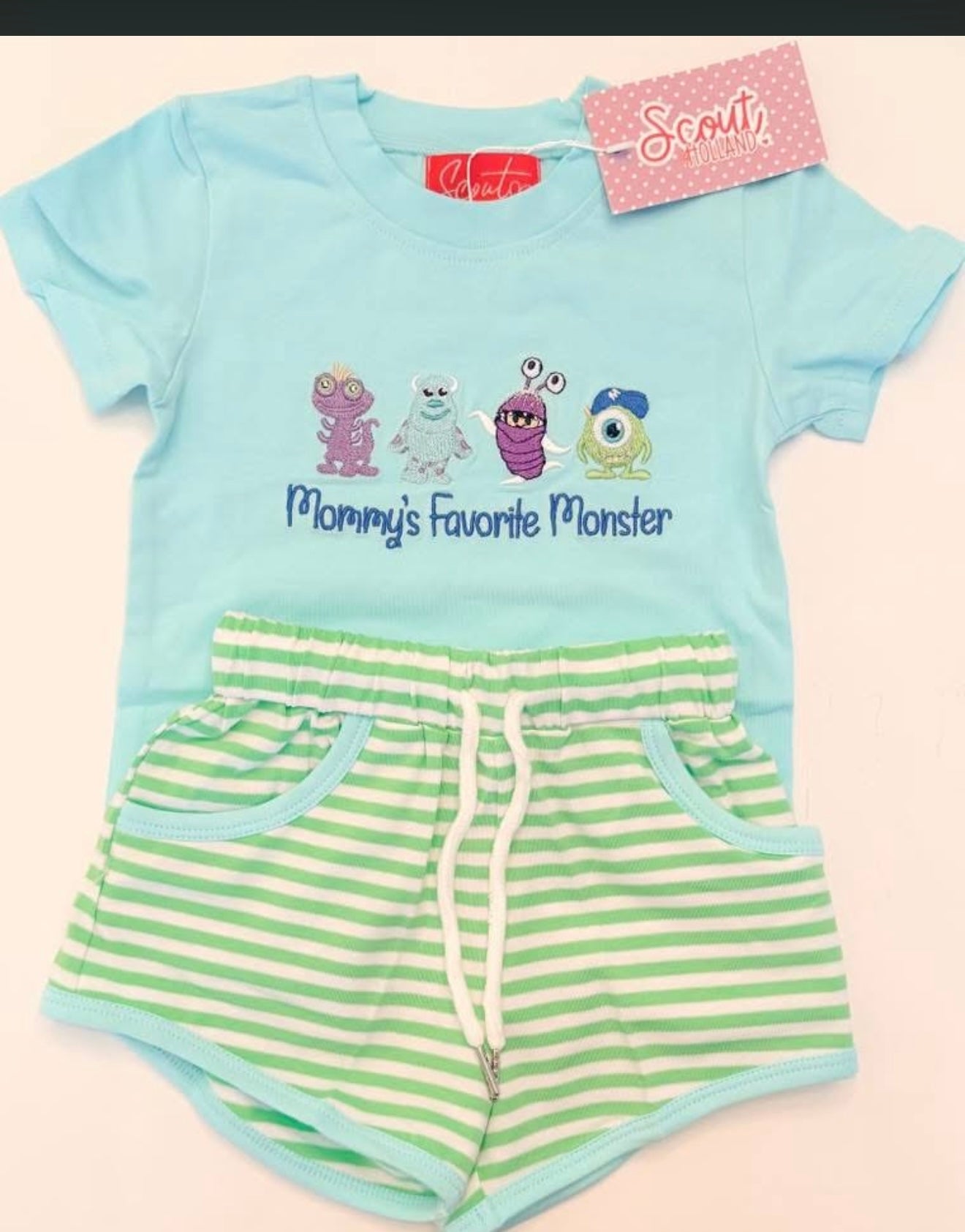 Character boy Shirt set/ Monster set/ Sail away boy set Collection2026 (PREORDER ETA MAY)