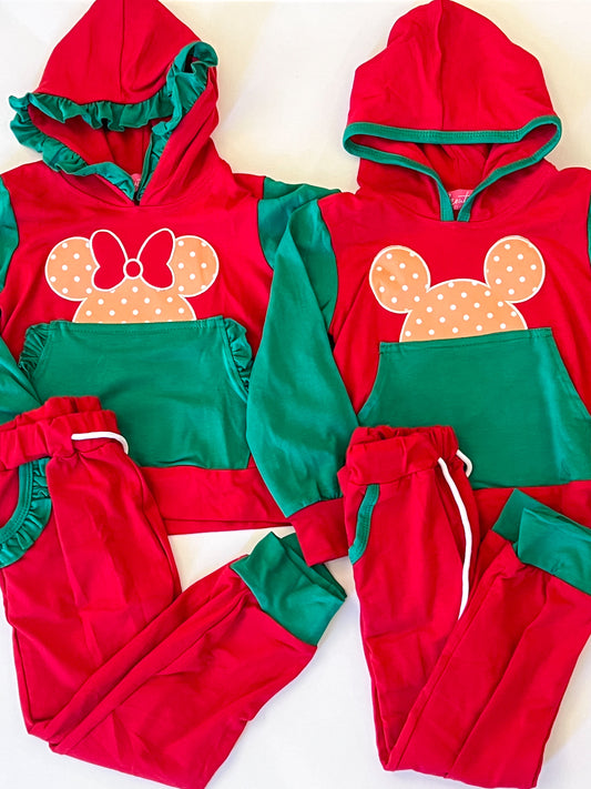 Gingerbread Jogger Sets