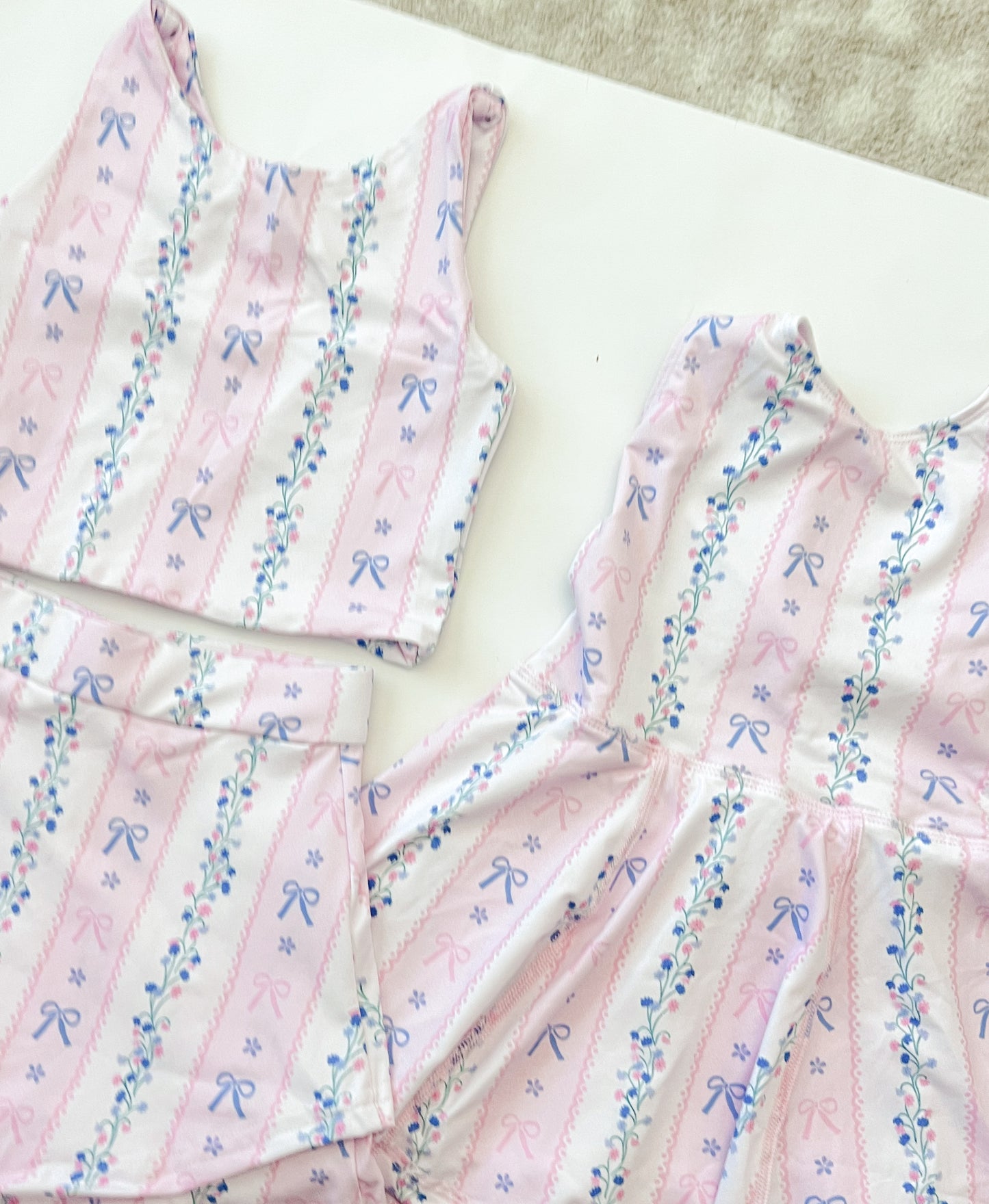 Emma’s Bows Athletic Skirt Set - Size Up