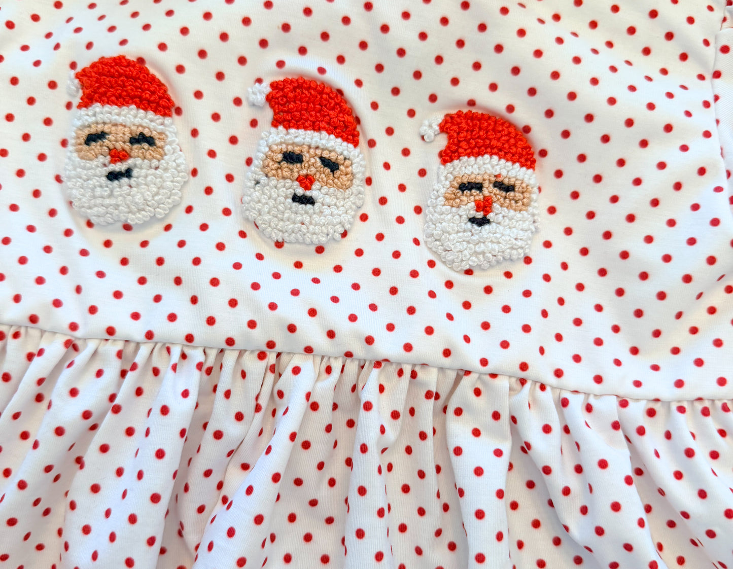 French Knot Santa Set