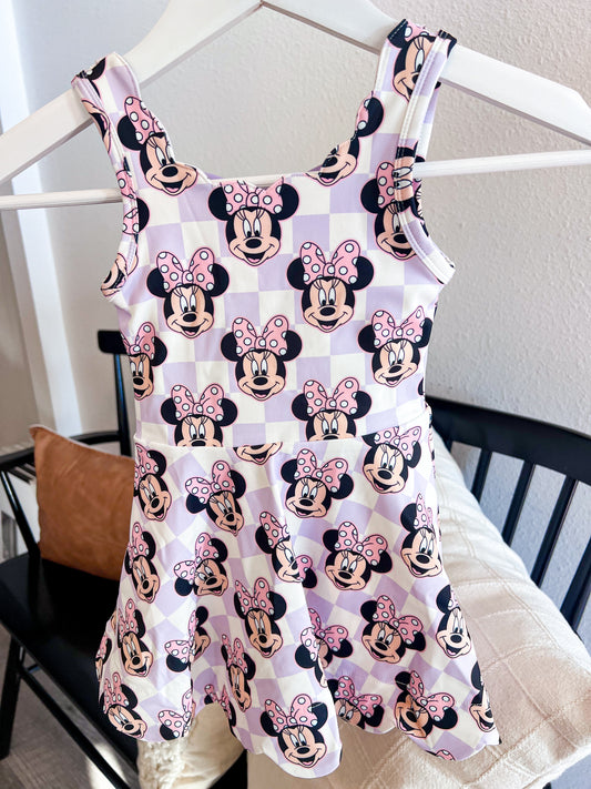 Printed Athletic Dress Collection - shorts attached