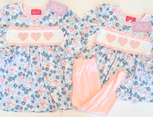 Floral Heart Trio Collection