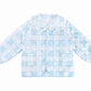 Blue Floral Quilted Coat (PREORDER ETA NOVEMBER)