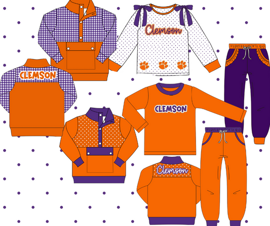 Clemson Team Spirit Collection (PREORDER ETA JANUARY)