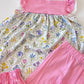 Pink Summer Floral Bubble Pant Set
