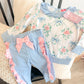 Floral Coquette Jogger Set