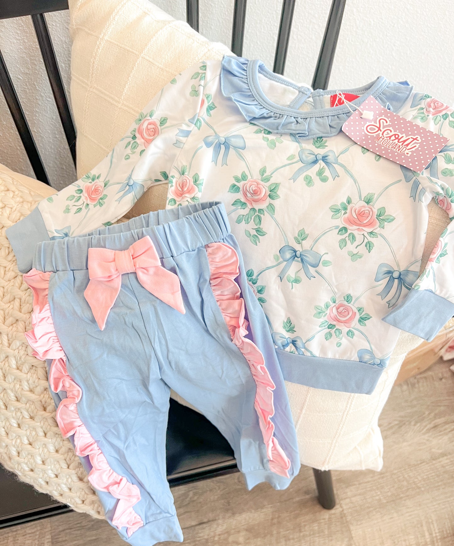 Floral Coquette Jogger Set