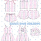 Emma’s Bows Athletic Skirt Set - Size Up