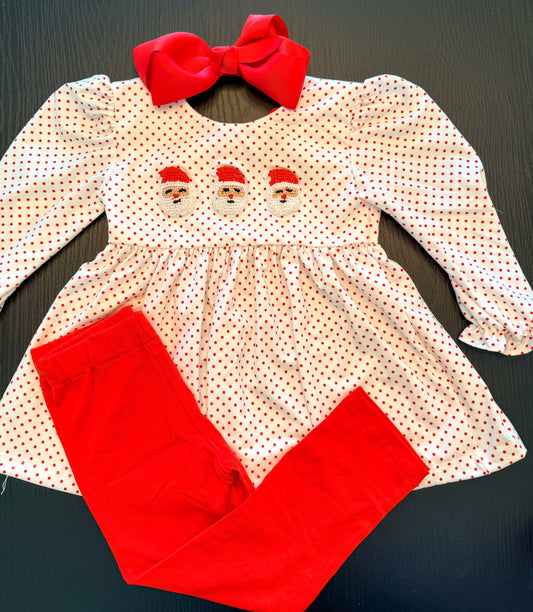 French Knot Santa Set