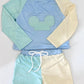 Pastel Colorblock Mouse Collection - Boy Swim Rash Guard Set