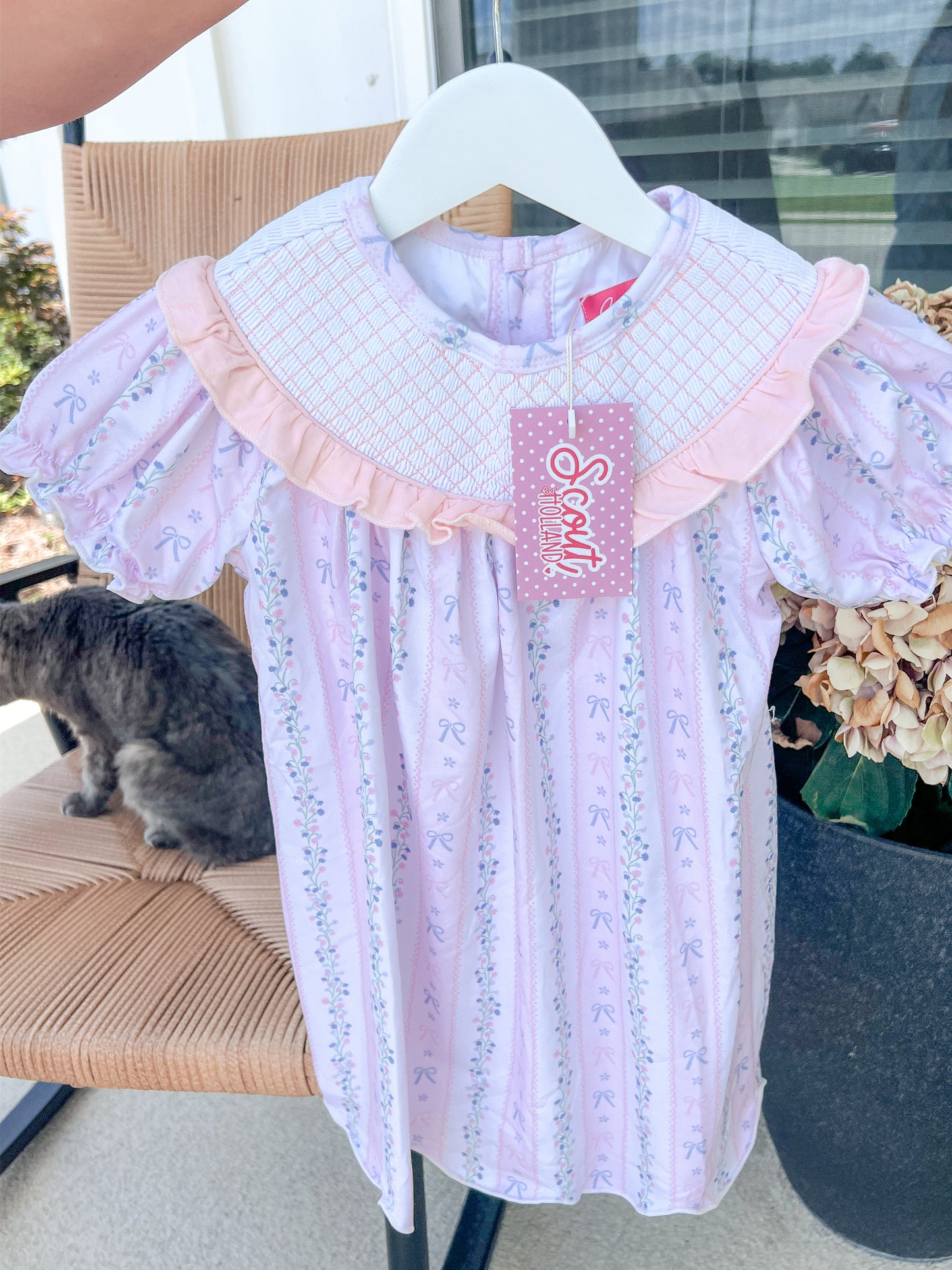 Smocked Bow Column Collection