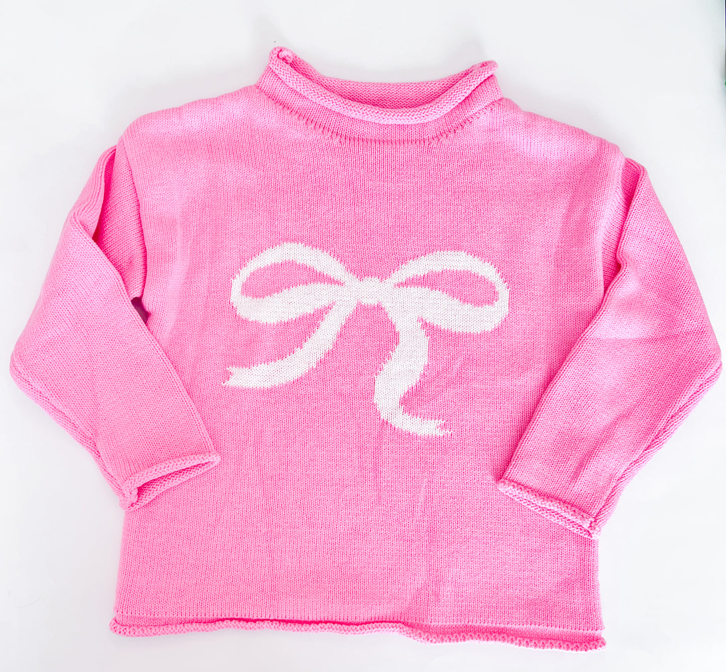 Bow Roll Neck Sweater