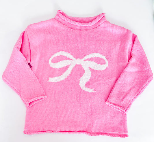 Bow Roll Neck Sweater